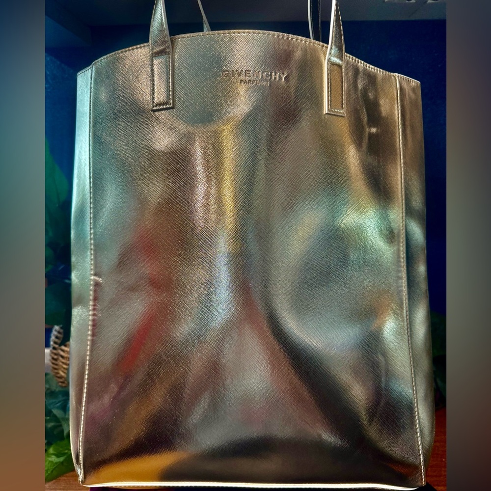 Givenchy Parfums Metallic Gold Tote Bag